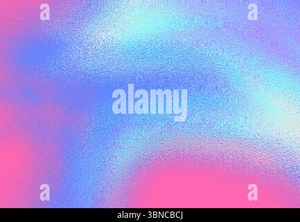 Texture olografica con sfumatura vivace rosa, blu e viola Foto Stock