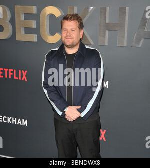 James Corden alla prima TV britannica "Beckham", Curzon Mayfair, Curzon Street, martedì 03 ottobre 2023 a Londra, Inghilterra, Regno Unito. CAP/CAN ©CAN/Capital Pictures Foto Stock
