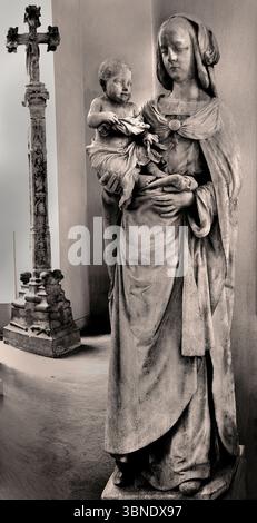 Valle della Loira - laboratorio della Vergine e dei bambini Guillaume Regnault 1465 - 1533, Parigi, Louvre, Francia, francese Foto Stock