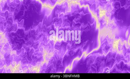 Texture Electric Purple Lightning con Energy Swirls per sfondi a tema fantasy, giochi e fantasy Foto Stock
