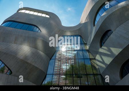 Esterno, Richard Gilder Center for Science, Education, and Innovation, American Museum of Natural History, New York City, USA Foto Stock