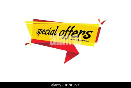 "Offerte speciali: Scopra oggi stesso offerte e sconti esclusivi" Illustrazione Vettoriale