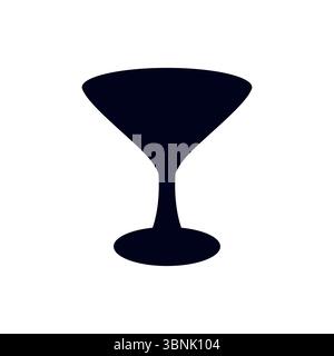 martini bicchiere bevanda alcolica cocktail con olive simbolo emoji simbolo simbolo icona vettoriale illustrazione Illustrazione Vettoriale