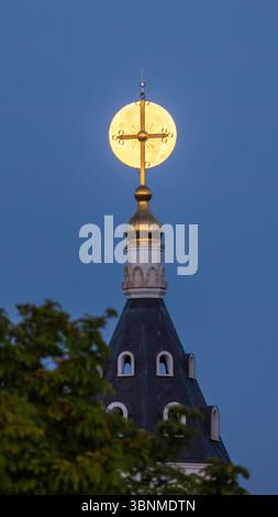 Chiesa ortodossa russa a Madrid chiamata Santa Maria Maddalena Foto Stock
