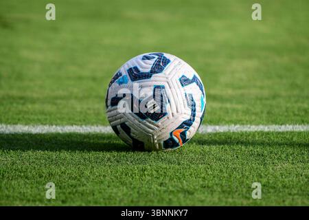 Washington, DC, Stati Uniti. 2 luglio 2025. Washington, DC, Stati Uniti, 28 giugno 2025: Partita ufficiale durante l'amichevole internazionale tra Stati Uniti d'America e Canada all'Audi Field di Washington, DC, Stati Uniti (SOLO USO EDITORIALE). (Rebekah Wynkoop/SPP) credito: SPP Sport Press Photo. /Alamy Live News Foto Stock