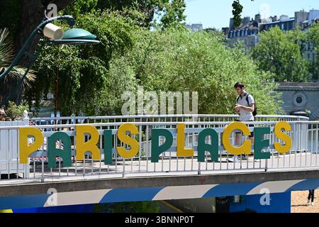 Parigi, Francia. 3 luglio 2025. Foto illustrative di Paris Plage, 3 luglio 2025 - 03/07/2025 - Francia/Parigi - Julien Mattia/le Pictorium credito: LE PICTORIUM/Alamy Live News Foto Stock
