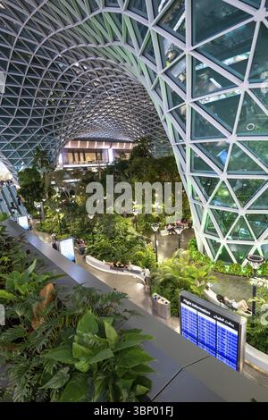 Tropical Hall, Aeroporto Internazionale di Hamad, Doha, Qatar, Orient, Asia Foto Stock