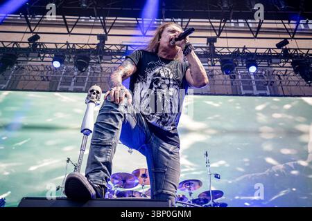 Dream Theater si esibisce al Lucca Summer Festival 2025 Foto Stock