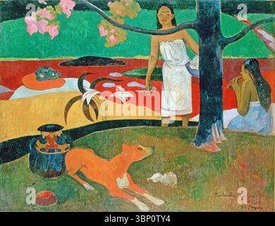 Gauguin, Paul - Pastorales Tahitiennes 1892 Foto Stock