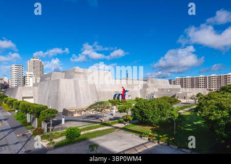 28 giugno 2024: Il Museo della Prefettura di Okinawa, noto anche come Okimu, un museo nella città di Naha, Okinawa, è la prefettura più meridionale del Giappone. E' stato aperto a Novem Foto Stock