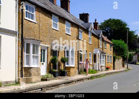 Castle Cary a Market Town in south somerset UK Foto Stock