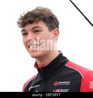 Towcester, Regno Unito. 5 luglio 2025. Oliver Bearman del MoneyGram Haas F1 Team visto durante il Gran Premio d'Inghilterra di Formula 1 a Silverstone. Credito: SOPA Images Limited/Alamy Live News Foto Stock