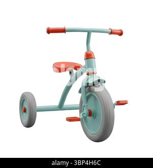 Rendering 3D minimalista in un rendering morbido e fluido Foto Stock