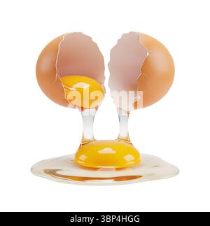 Rendering 3D minimalista in un rendering morbido e fluido Foto Stock