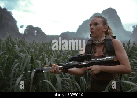 Jurassic World Rebirth Scarlett Johansson Foto Stock