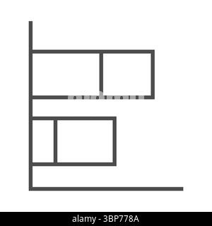 Immagine illustrativa del grafico a barre Foto Stock