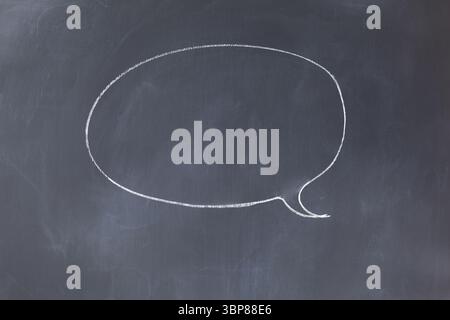 Bolla sulla lavagna Foto Stock