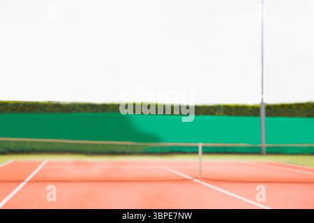 Immagine composita del campo da tennis Foto Stock
