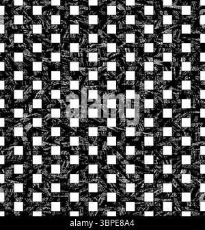 Motivo a scacchi bianco e nero per un contrasto visivo sorprendente Foto Stock