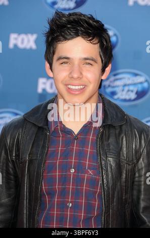 David Archuleta alla finale della 10a stagione di "American Idol" al Nokia Theatre di Los Angeles - 25 maggio 2011 Foto Stock