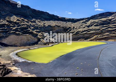 Charco de los Clicos Lanzarote Foto Stock