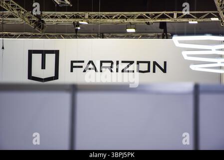 Melbourne, Australia. 26 giugno 2025. Il logo di Farizon è visibile al Melbourne EV Show condotto da FutureDrive AutoShows. (Foto di Alexander Bogatyrev/SOPA Images/Sipa USA) credito: SIPA USA/Alamy Live News Foto Stock