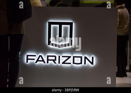 Melbourne, Australia. 26 giugno 2025. Il logo di Farizon è visibile al Melbourne EV Show condotto da FutureDrive AutoShows. (Foto di Alexander Bogatyrev/SOPA Images/Sipa USA) credito: SIPA USA/Alamy Live News Foto Stock