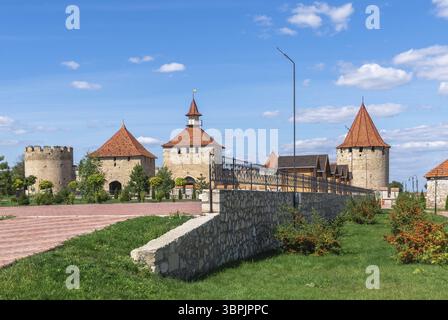 Bender, Moldavia 06.09.2021. La Fortezza di Tighina a Bender, Transnistria o Moldavia, in una giornata estiva di sole, Bender, Moldavia, Europa Foto Stock
