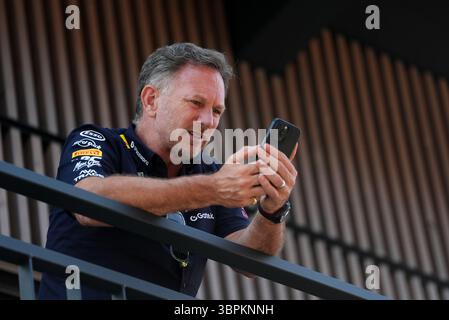 Foto del file datata 01/06/25 di Christian Horner. Christian Horner è stato licenziato come responsabile del team Red Bull, il team di F1 ha annunciato. Data di pubblicazione: Mercoledì 9 luglio 2025. Foto Stock
