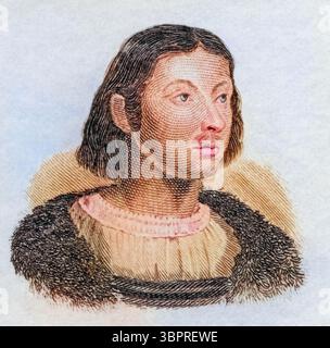 Giovanni Boccaccio (geb. 16. Juni 1313 a Certaldo oder Florenz, gest. 21. Dezember 1375 a Certaldo) War ein italienischer Schriftsteller, Dichter und bedeutender Vertreter des frühen Renaissance-Humanismus Foto Stock