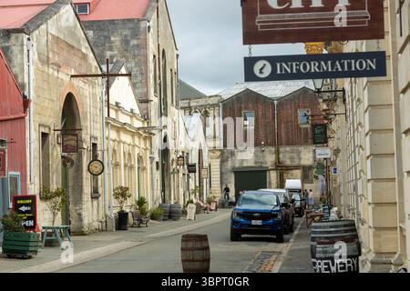 L'Heritage Precinct di Oamaru presenta il paesaggio vittoriano meglio conservato della nuova Zelanda, Waitaki, nuova Zelanda Foto Stock