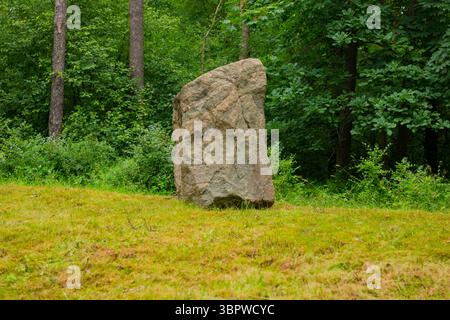 Monumento ebraico a Rumbula a riga, Lettonia Foto Stock