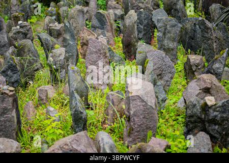 Monumento ebraico a Rumbula a riga, Lettonia Foto Stock