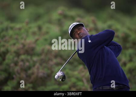 040714 Royal Troon GC, Scozia. Picture Mark Newcombe, The Open Championship 2004 Vijay Singh il 2004 Open Championship si è tenuto dal 15 al 18 luglio 2004 al Royal Troon Golf Club in Scozia. Foto Stock