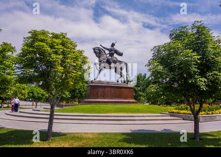 Piazza Amir Timur a Tashkent, Uzbekistan Foto Stock