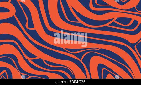 Sfondo a turbolenza a righe beige e rosa Illustrazione Vettoriale