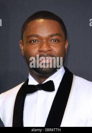 26 febbraio 2017 - Hollywood, California, USA - David Oyelowo posa nella sala stampa durante la 89a edizione degli Academy Awards al Loews Hollywood Hotel il 26 febbraio 2017 a Hollywood, California. (Immagine di credito: © T. Lowe/ZUMA Wire) Foto Stock