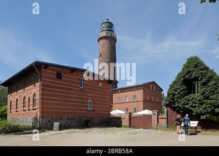 Faro, Darßer Ort, nato Darß, Parco nazionale Vorpommersche Boddenlandschaft, Meclemburgo-Pomerania occidentale, Germania Foto Stock
