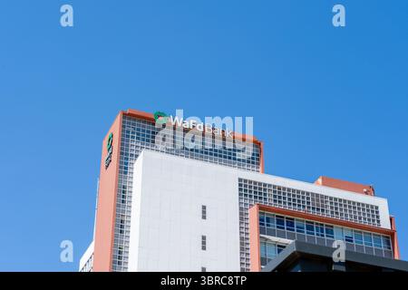 L'edificio per uffici del Salt Lake Tribune a Salt Lake City, Utah, Stati Uniti Foto Stock