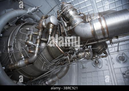 Motore a razzo esposti Foto Stock