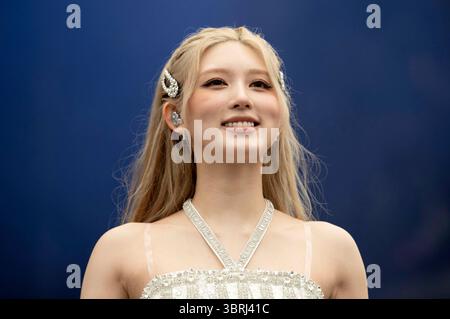 Live beim Lollapalooza Berlin 2025 presentato da Telekom im Olympiapark und Olympiastadion. Berlino, 12.07.2025 Foto Stock