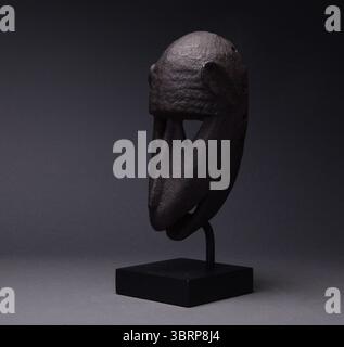 Maschera in legno di Dogon per l'arte tribale africana Foto Stock