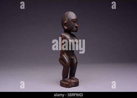 Statua femminile in legno di Dogon dell'arte tribale africana Foto Stock