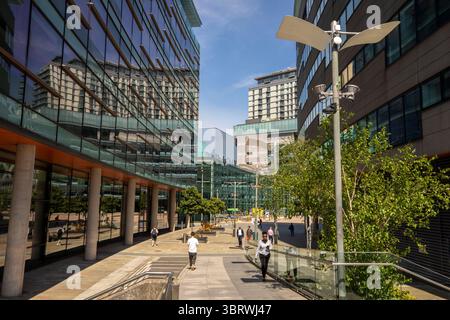 Regno Unito, Inghilterra, Salford, MediaCityUK Foto Stock