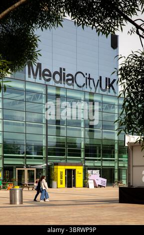 UK, England, Salford, MediaCityUK Building Foto Stock
