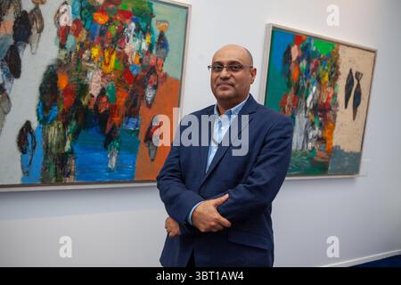 12 settembre 2019, Parigi, Francia: Bahrein Art nel Grand Palais, la Biennale di Parigi, Universelle ART Fair, Parigi (immagine di credito: © Ania Freindorf/ZUMA Wire) Foto Stock