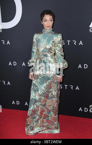 18 settembre 2019, Los Angeles, CA, Stati Uniti: LOS ANGELES - 18 settembre: Ruth Negga alla premiere ''ad Astraa'' presso l'Arclight Hollywood il 18 settembre 2019 a Los Angeles, CA (Credit Image: © Kathy Hutchins via ZUMA Wire) Foto Stock
