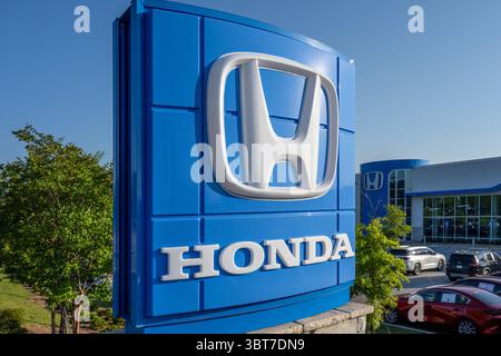 Concessionaria di auto Honda a Stonecrest, Georgia, appena a est di Atlanta. (USA) Foto Stock