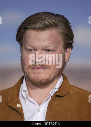 7 ottobre 2019, Westwood, CALIFORNIA, STATI UNITI D'AMERICA: Jesse Plemons arriva a El cammino: A Breaking Bad Movie in anteprima lunedì 7 ottobre 2019 al Regency Village di Westwood, California. El cammino: A Breaking Bad Movie Premiere. JAVIER ROJAS/PI (immagine di credito: © Prensa Internacional via cavo ZUMA) Foto Stock