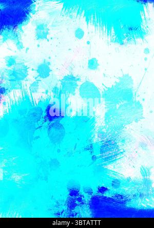 Miscela di colore della vernice, primo piano Foto Stock